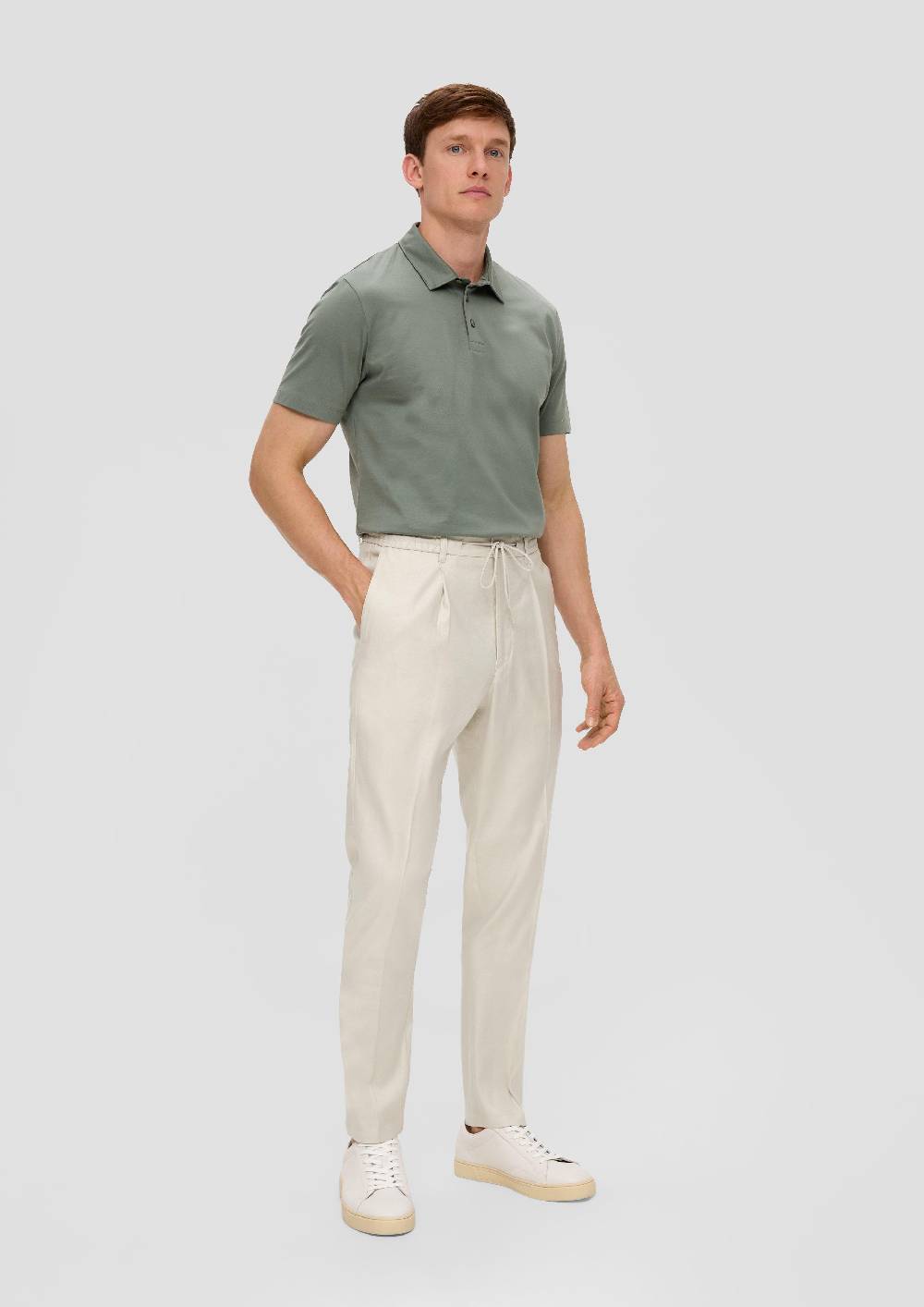 S.Oliver Bundfaltenhose Mit Elastikbund