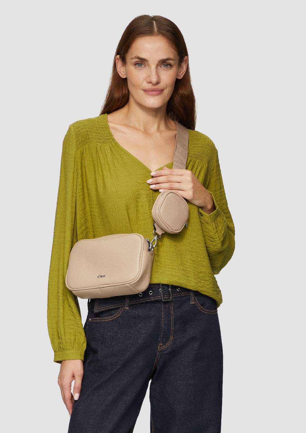 S.Oliver Camera-Bag Aus Lederimitat