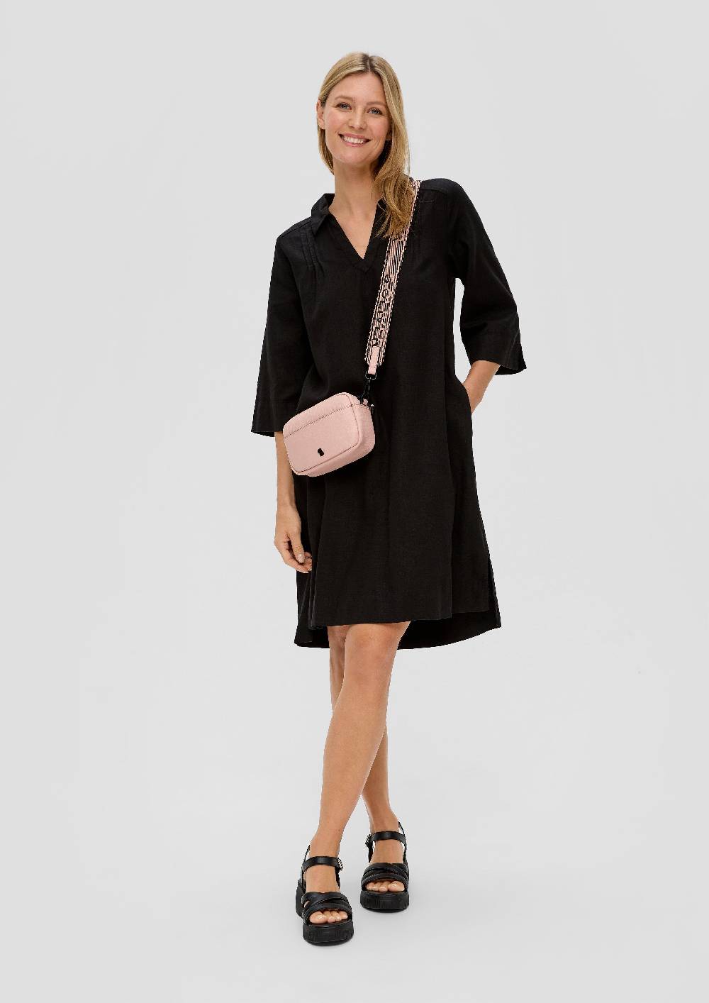 S.Oliver Camera Bag Aus Lederimitat