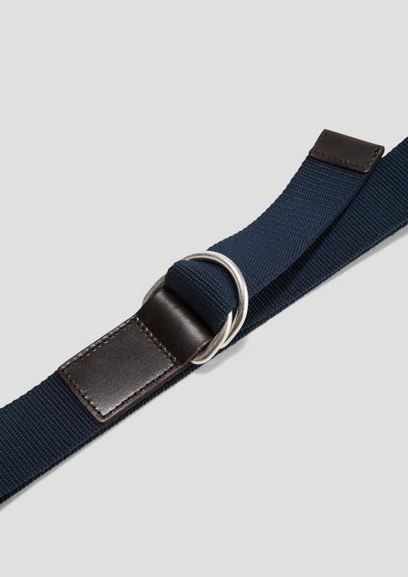 s.Oliver Canvas-Gürtel mit Doppel-D-Ring-Schließe