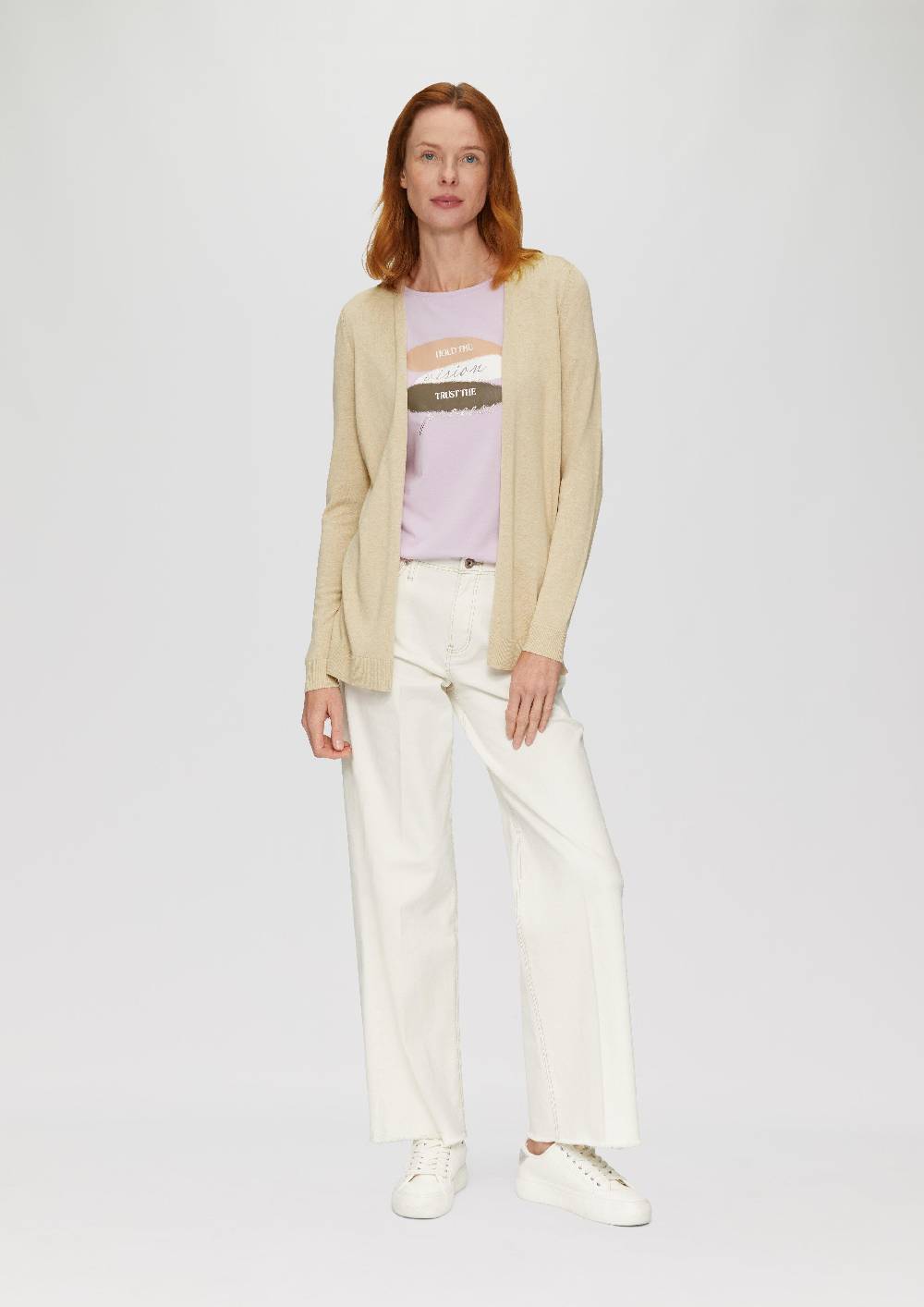 S.Oliver Cardigan Aus Viskose-Baumwollmix