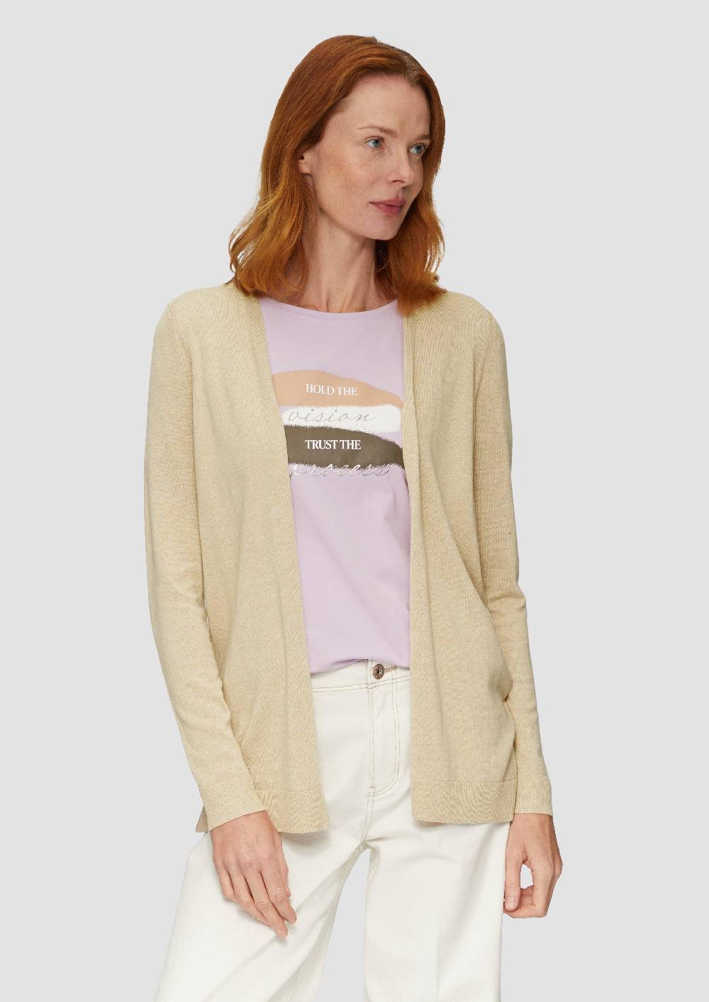 S.Oliver Cardigan Aus Viskose-Baumwollmix