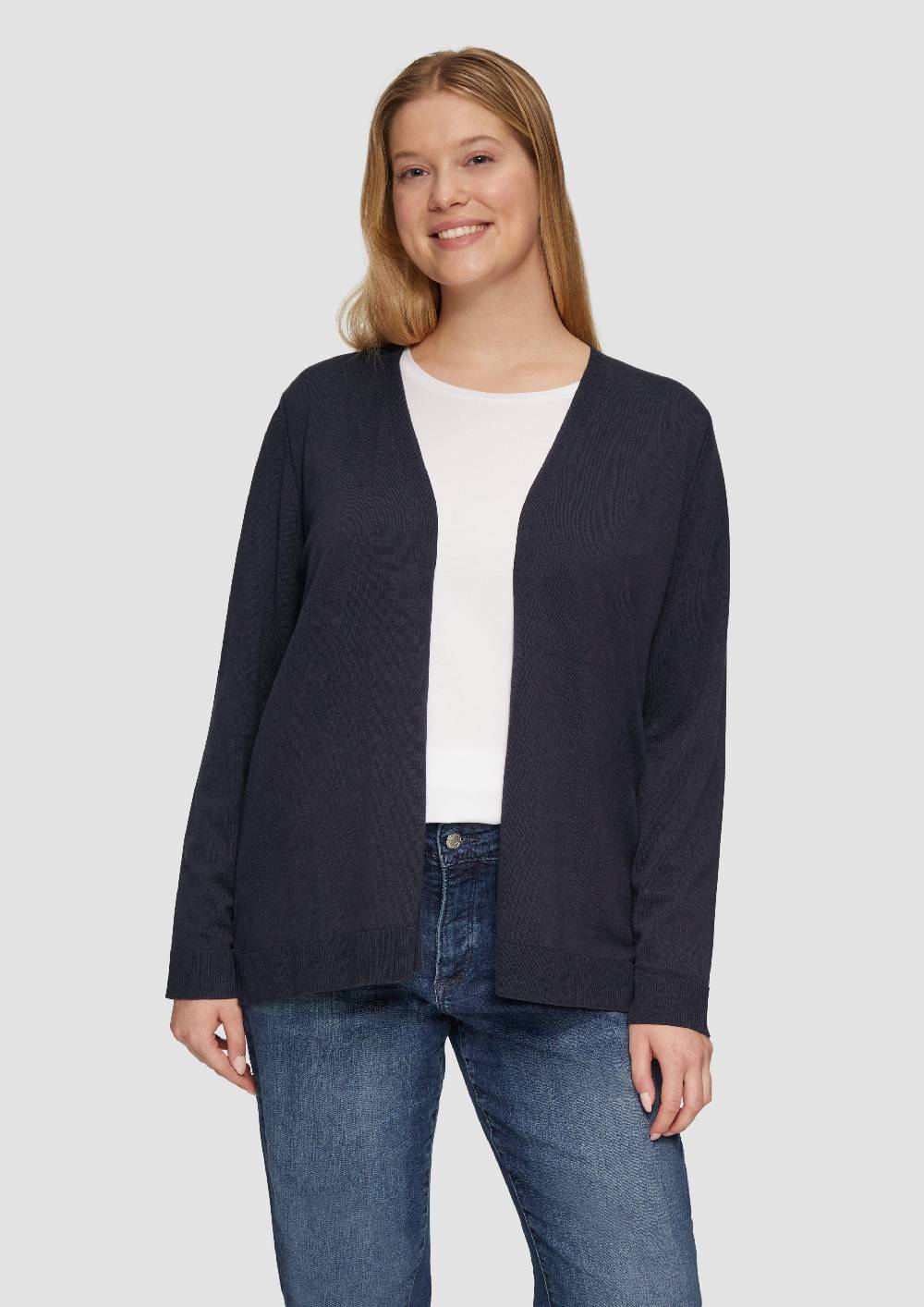 S.Oliver Cardigan Aus Viskose-Baumwollmix
