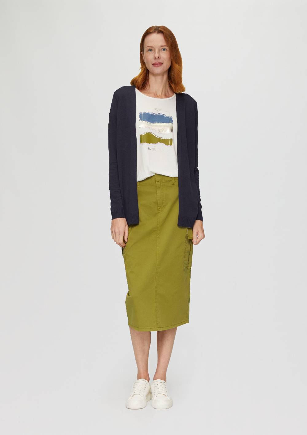 S.Oliver Cardigan Aus Viskose-Baumwollmix