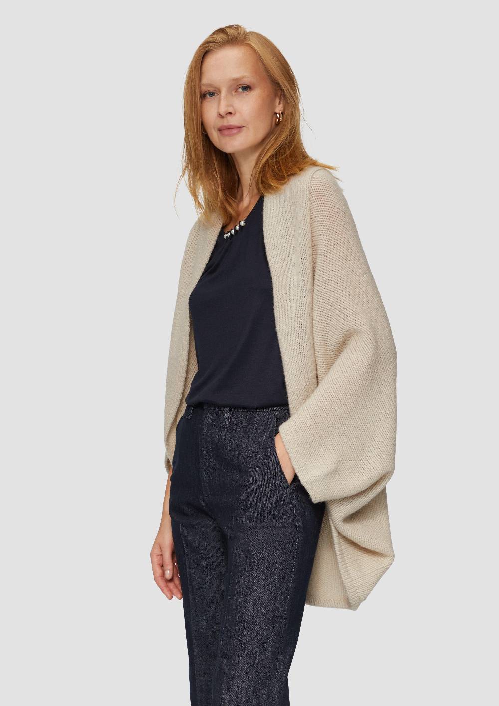 S.Oliver Cardigan Mit Schalkragen