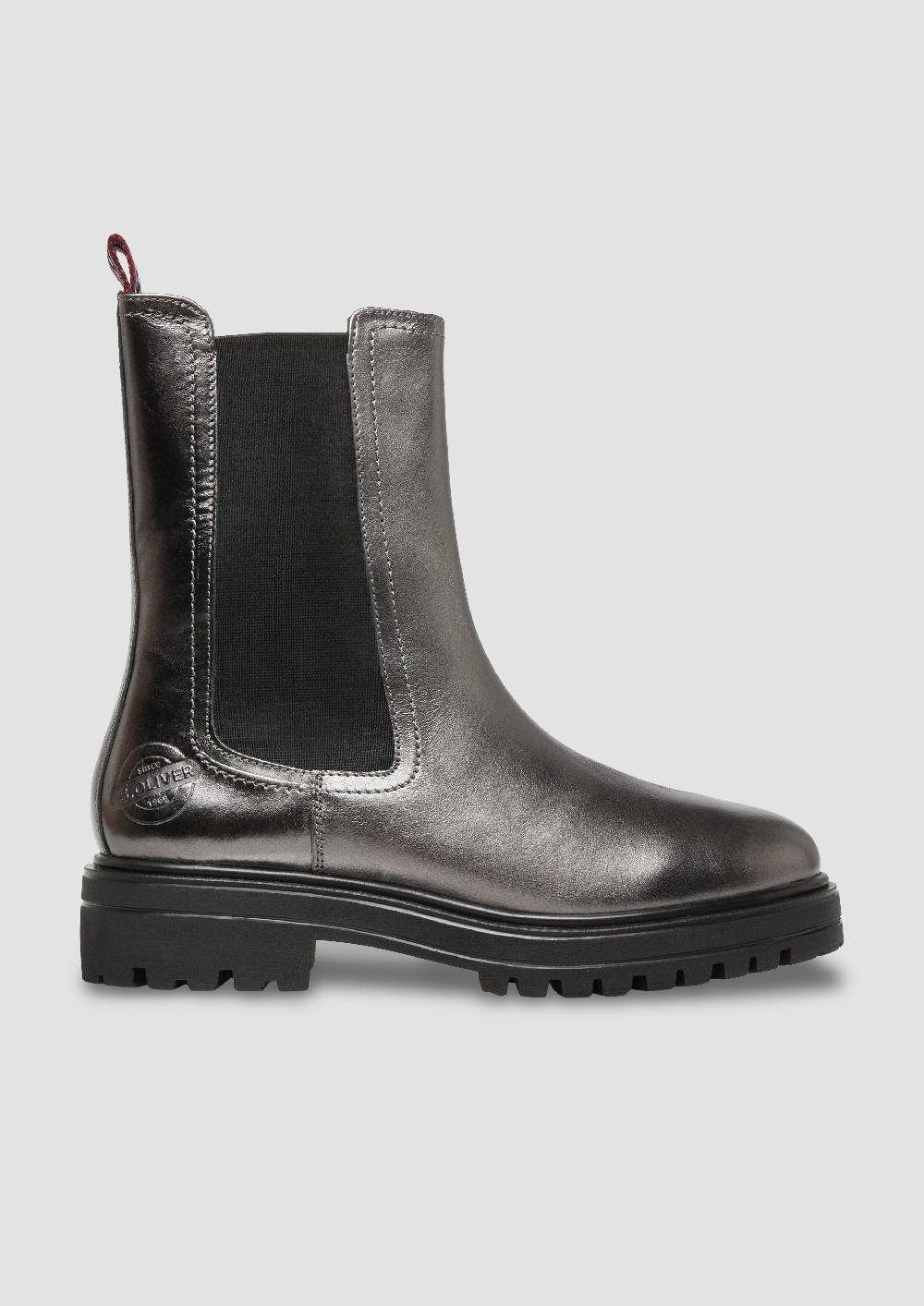 S.Oliver Chelsea Boots Aus Glattleder