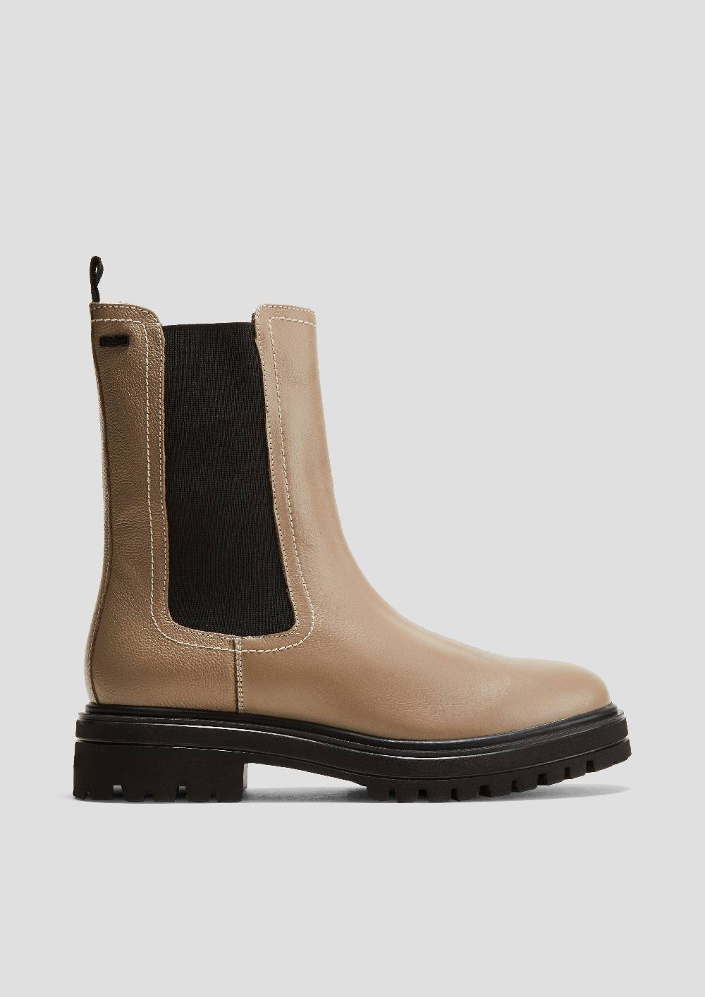 S.Oliver Chelsea Boots Aus Glattleder