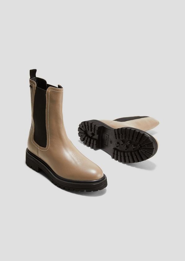 s.Oliver Chelsea Boots aus Glattleder