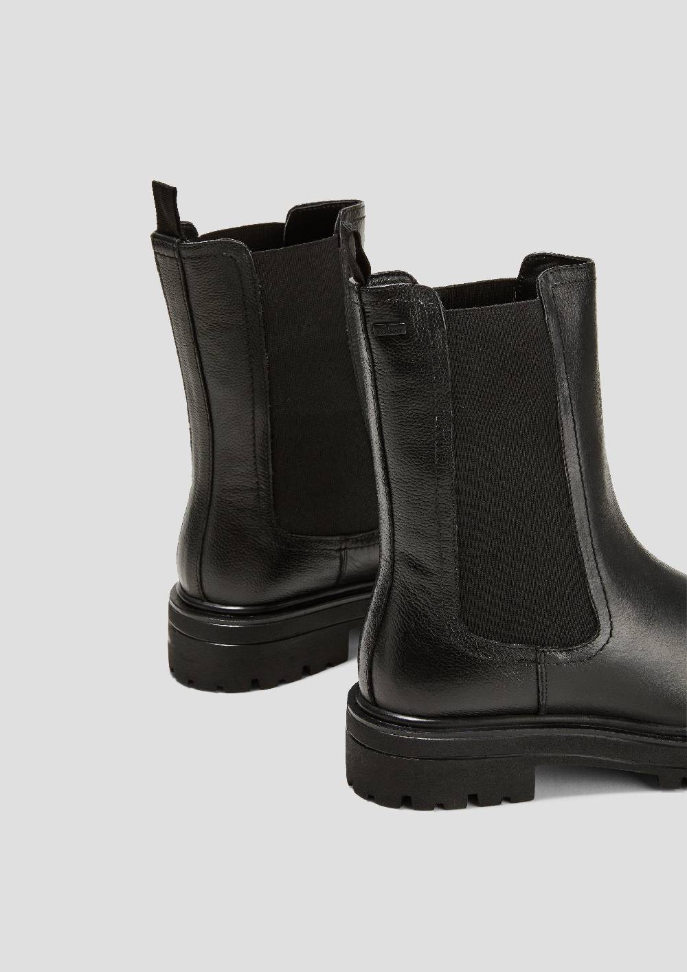 S.Oliver Chelsea Boots Aus Glattleder