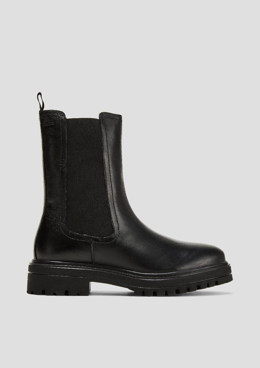S.Oliver Chelsea Boots Aus Glattleder