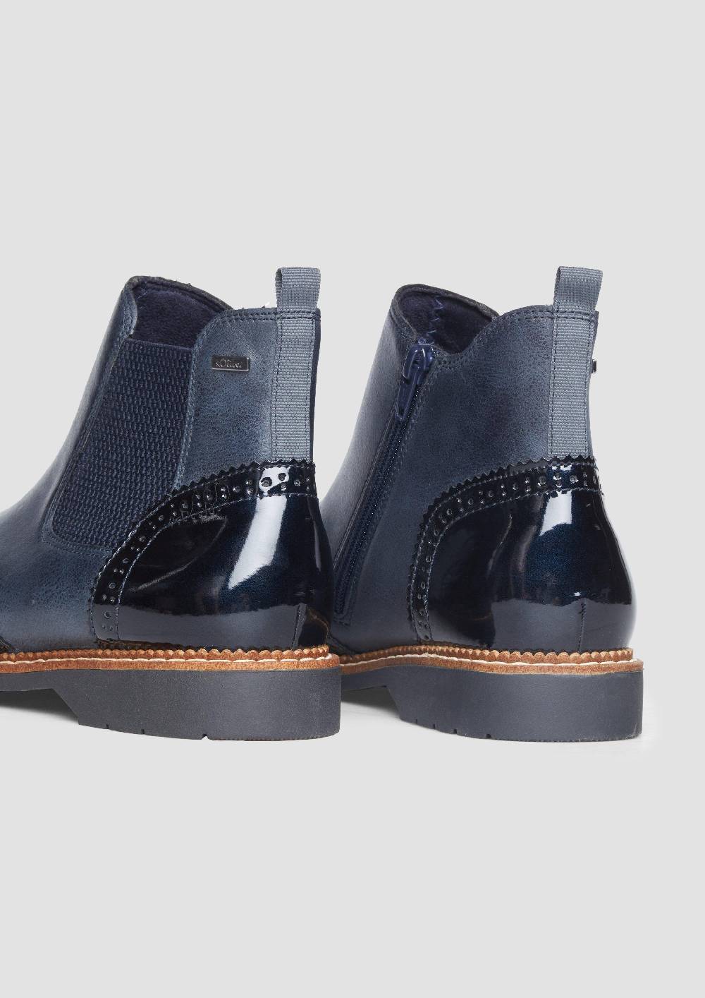 S.Oliver Chelsea-Boots Aus Kunstleder