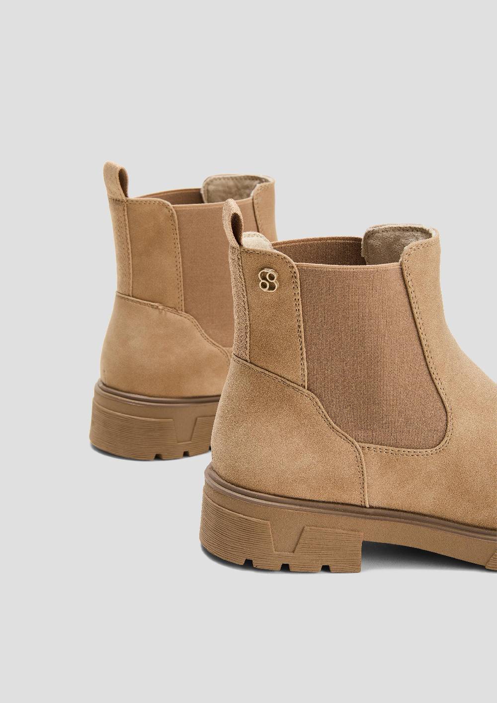 S.Oliver Chelsea-Boots Aus Kunstleder