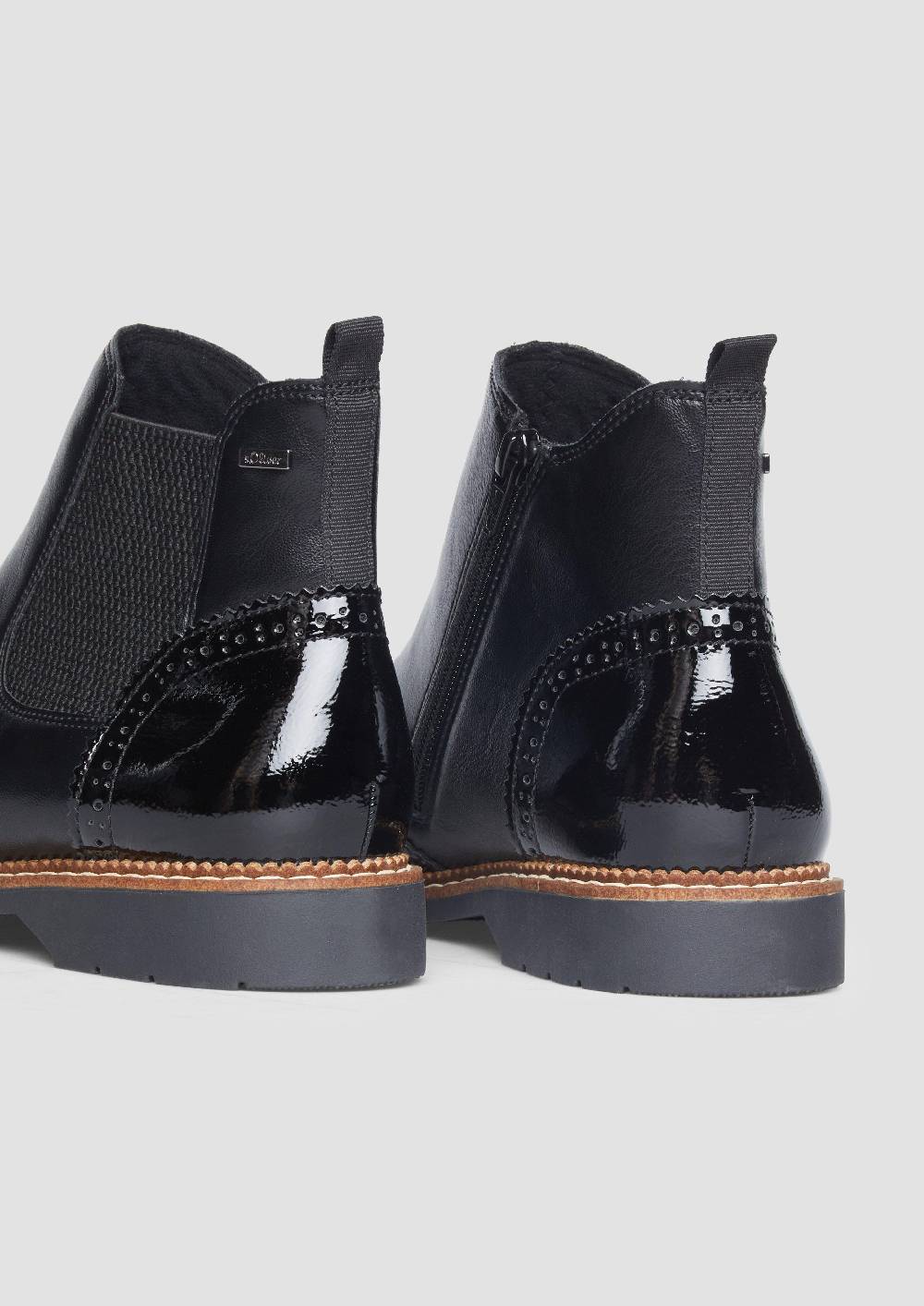 S.Oliver Chelsea-Boots Aus Kunstleder