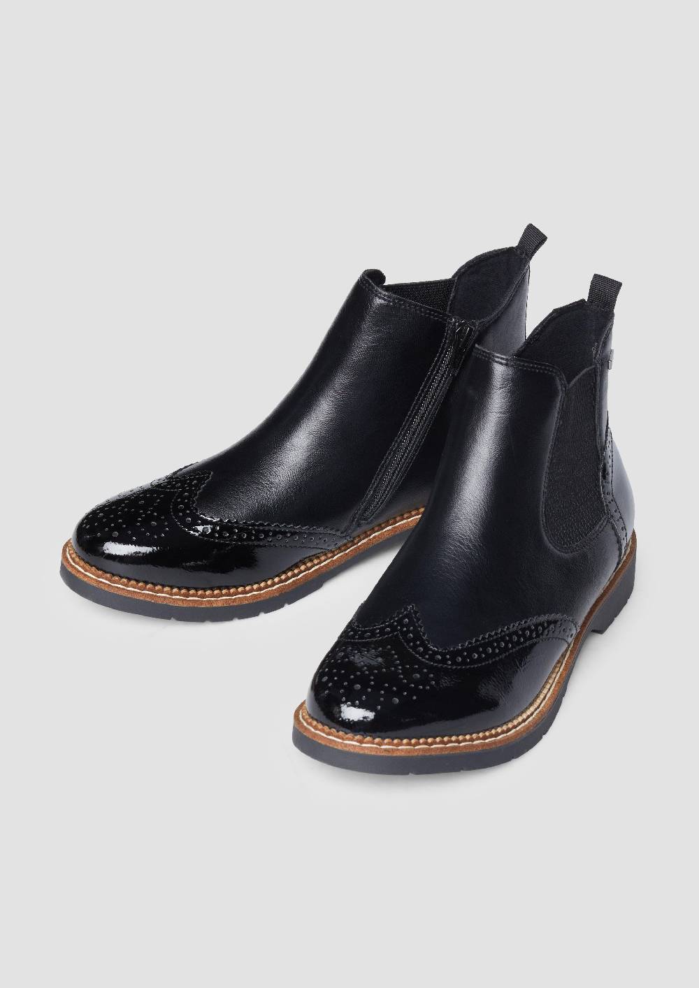 S.Oliver Chelsea-Boots Aus Kunstleder
