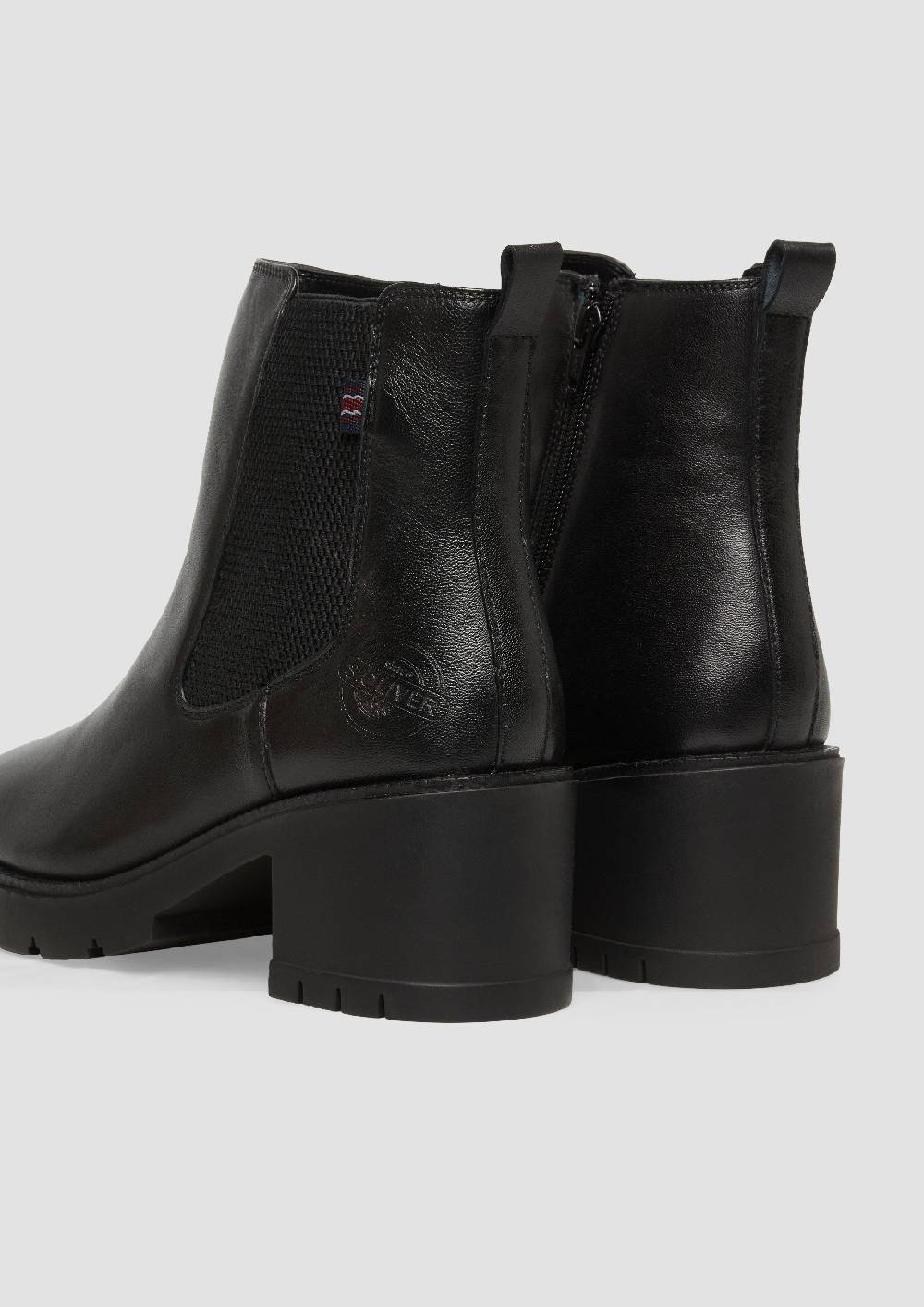 S.Oliver Chelsea-Boots Aus Leder