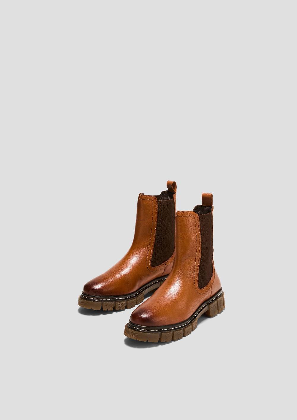 S.Oliver Chelsea Boots Aus Leder