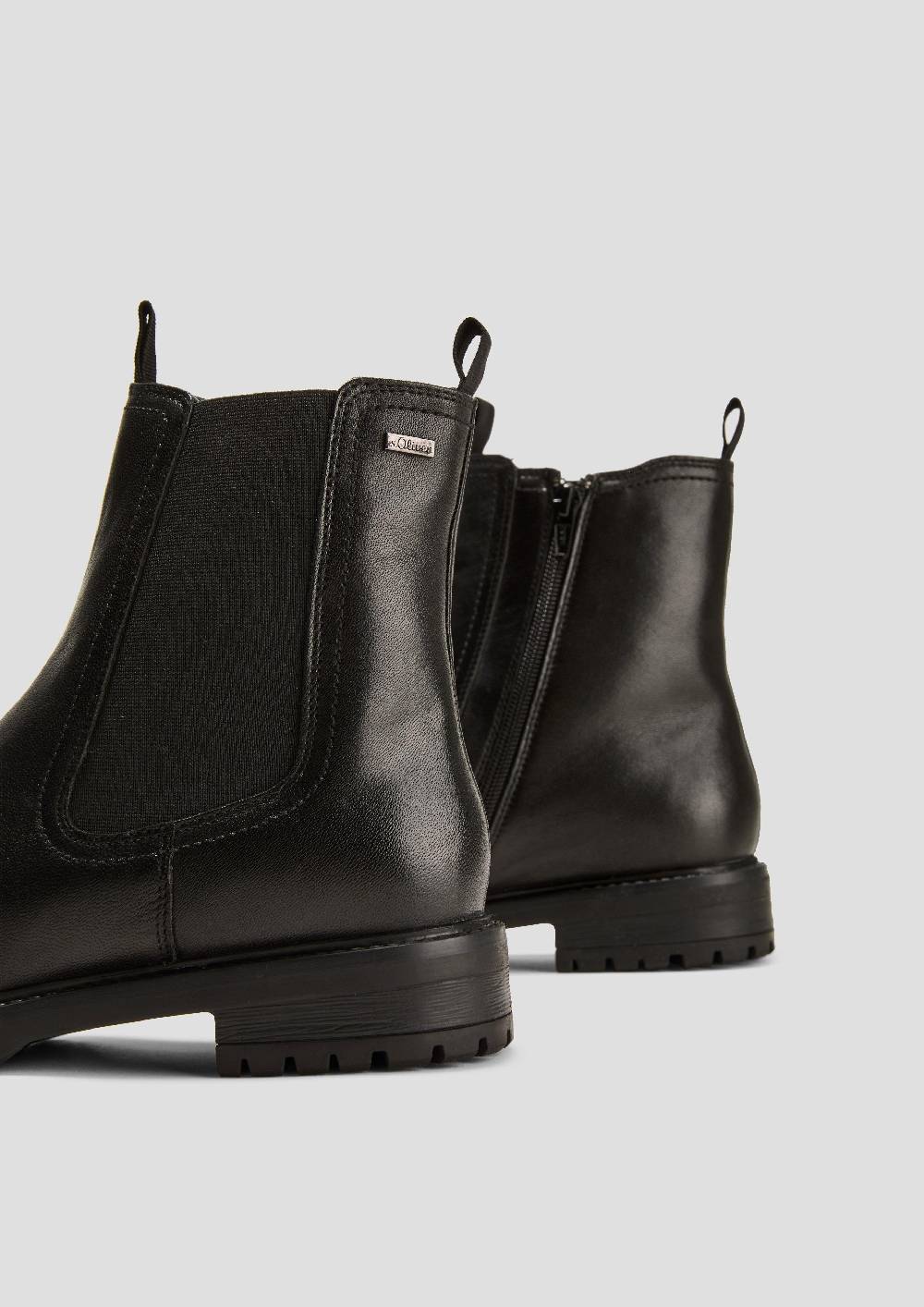 S.Oliver Chelsea Boots Aus Schafsleder