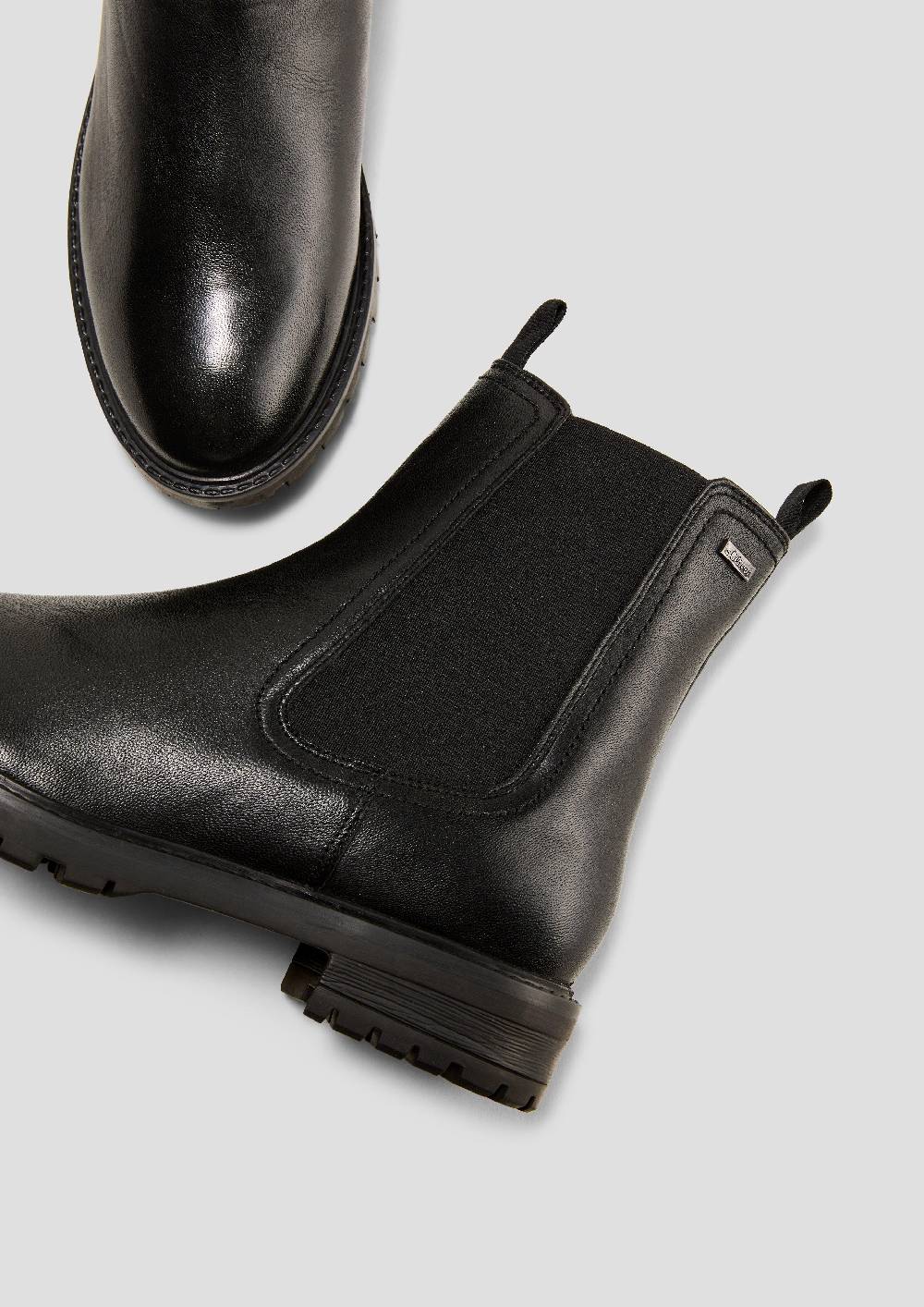 S.Oliver Chelsea Boots Aus Schafsleder