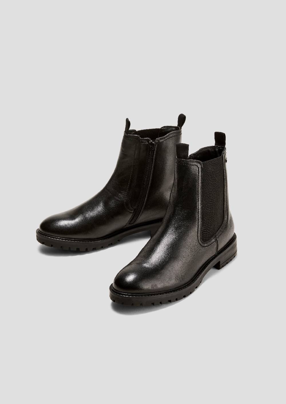 S.Oliver Chelsea Boots Aus Schafsleder