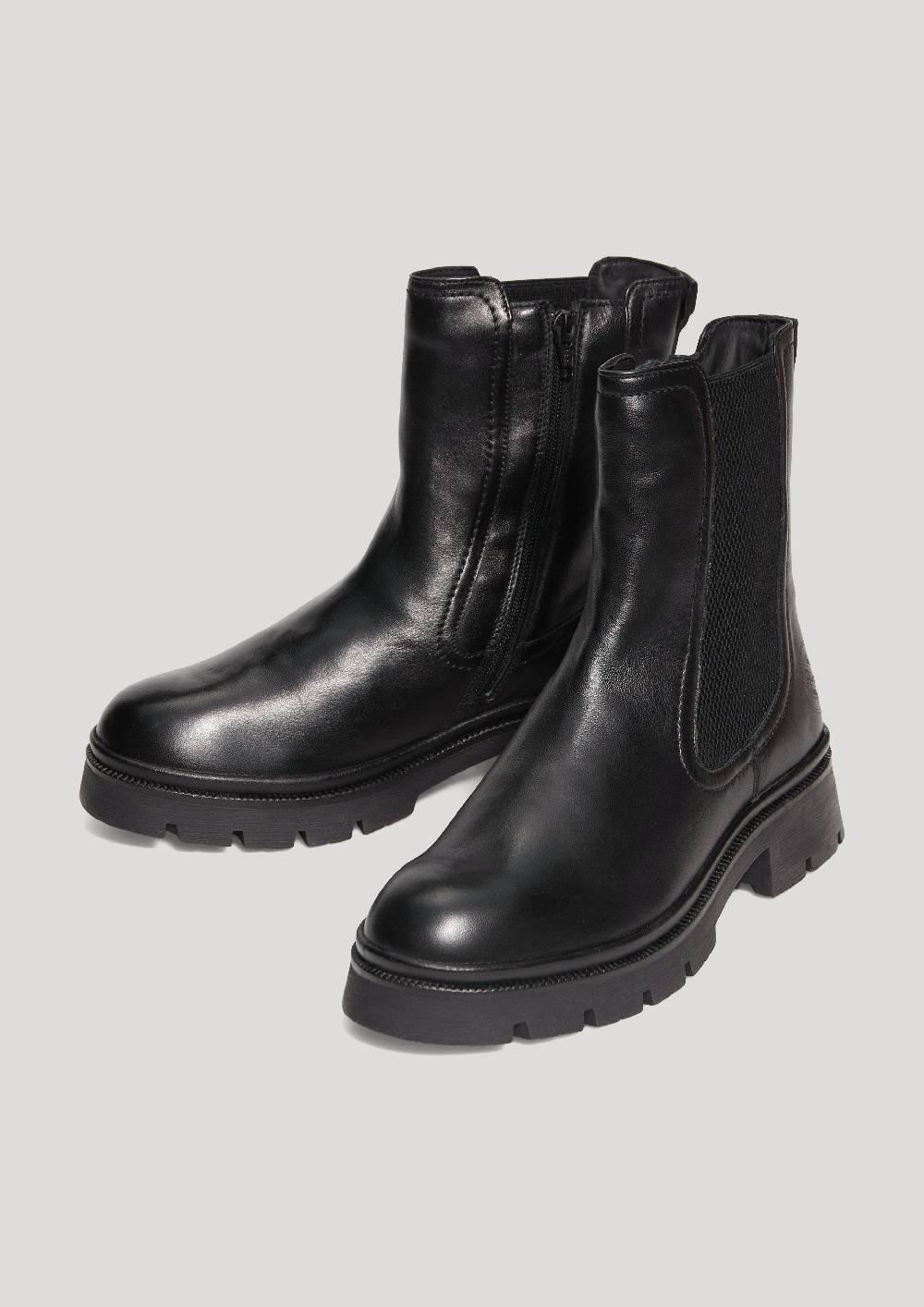 S.Oliver Chelsea Boots Aus Schafsleder