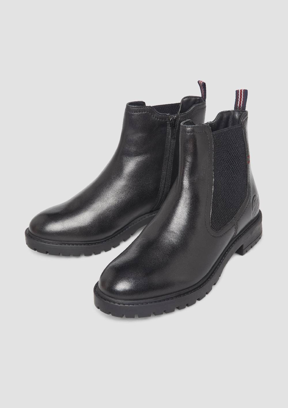 S.Oliver Chelsea Boots Aus Schafsleder