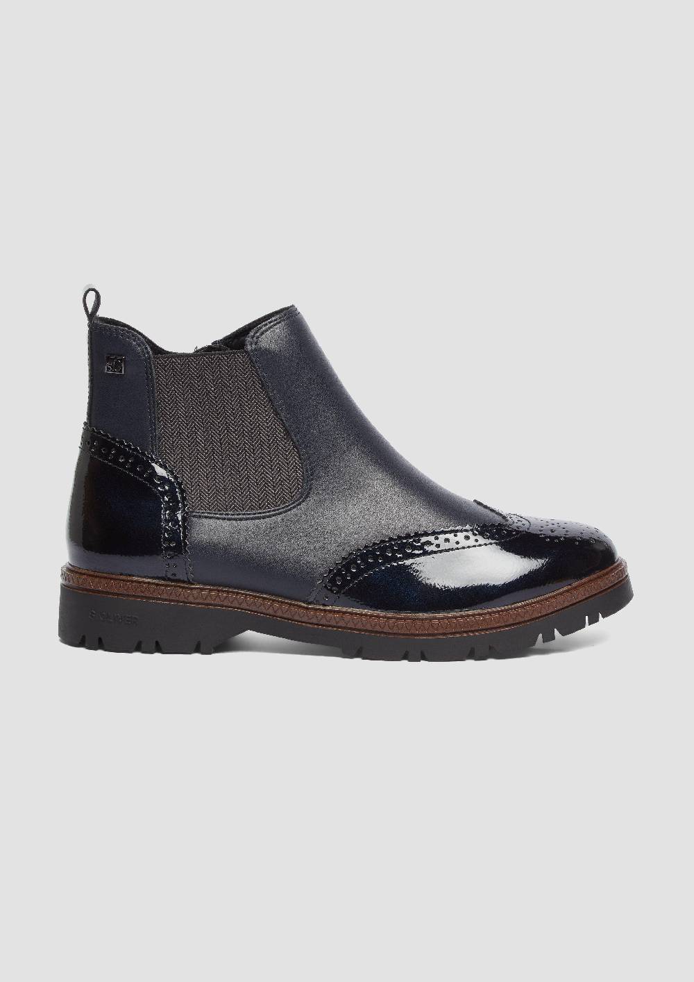 S.Oliver Chelsea Boots In Leder-Optik