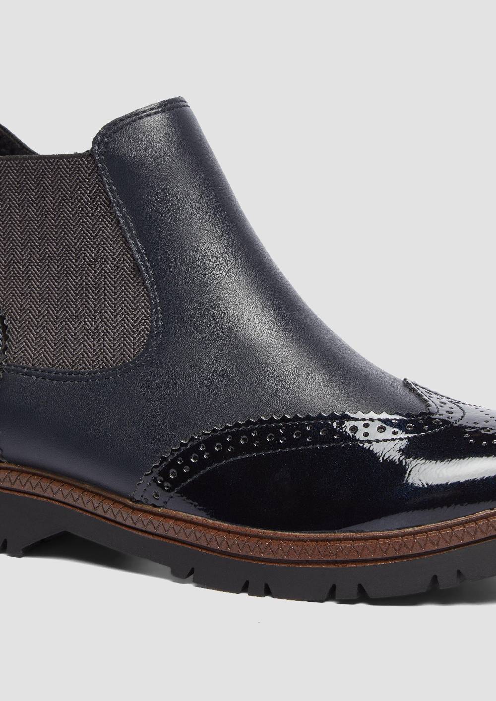 S.Oliver Chelsea Boots In Leder-Optik