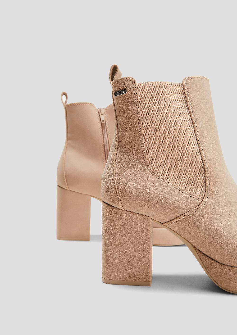 S.Oliver Chelsea Boots Mit Blockabsatz