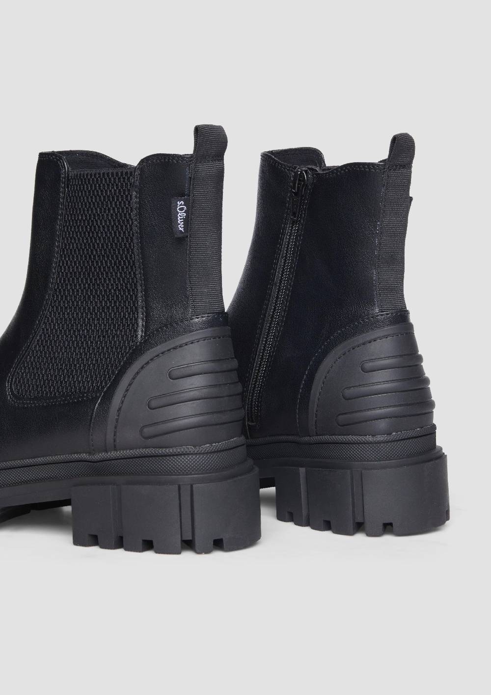 S.Oliver Chelsea Boots Mit Kontrast-Detail