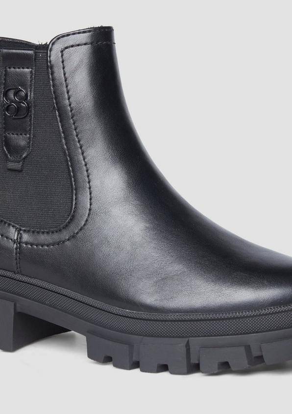 s.Oliver Chelsea Boots mit Logo-Detail