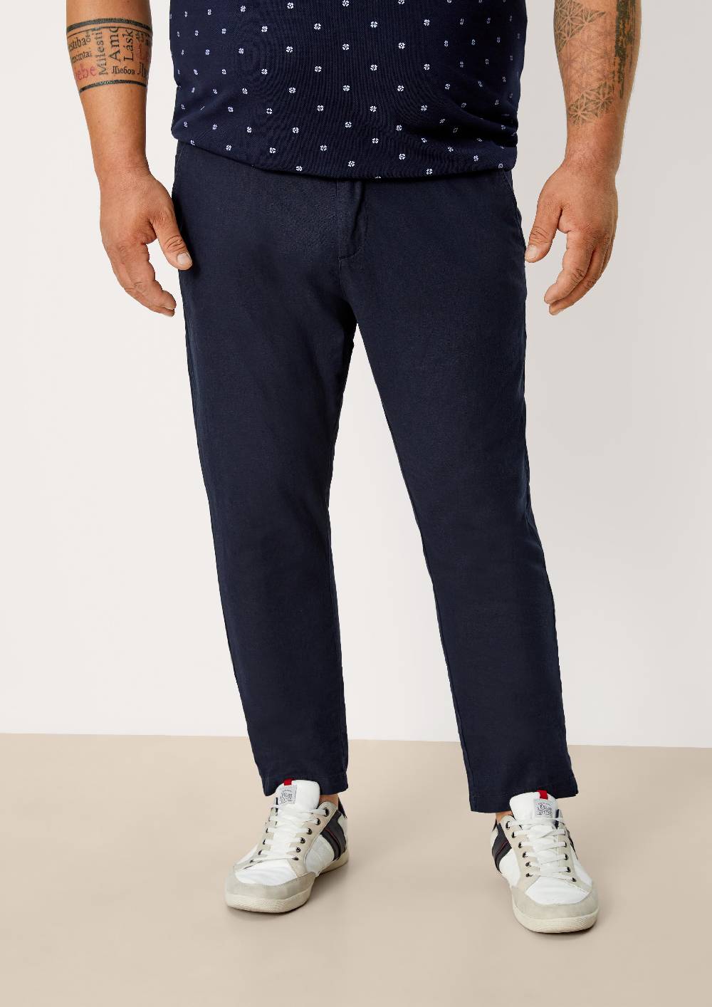 S.Oliver Chino Aus Leinen-Cotton-Blend