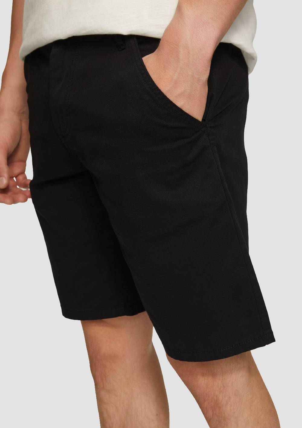 S.Oliver Chino-Shorts Aus Baumwollmix
