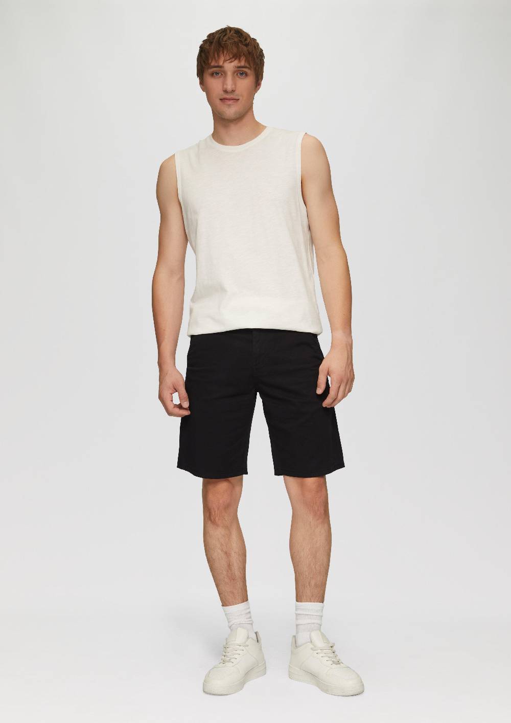 S.Oliver Chino-Shorts Aus Baumwollmix