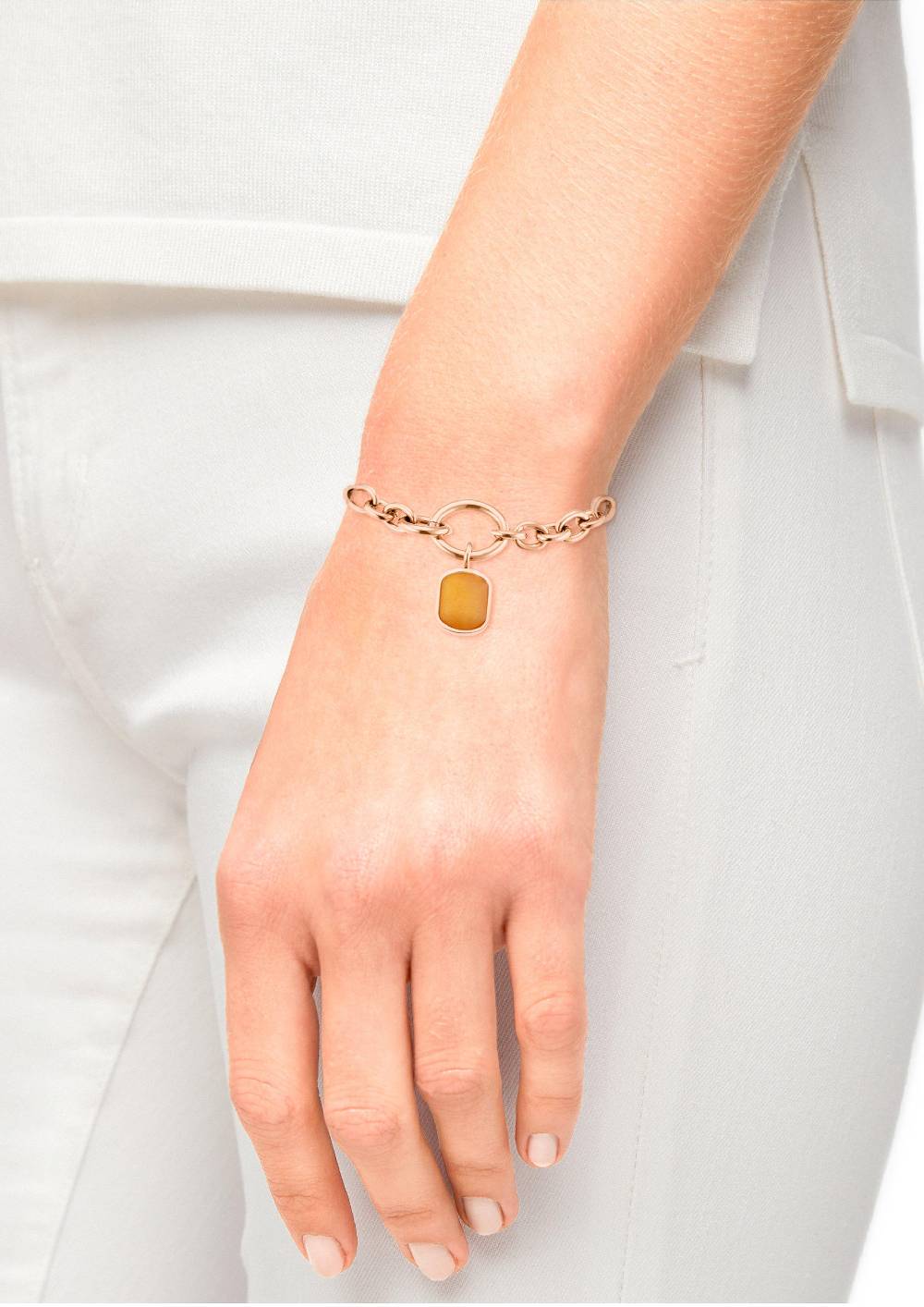 S.Oliver Chunky Armband Mit Anhänger