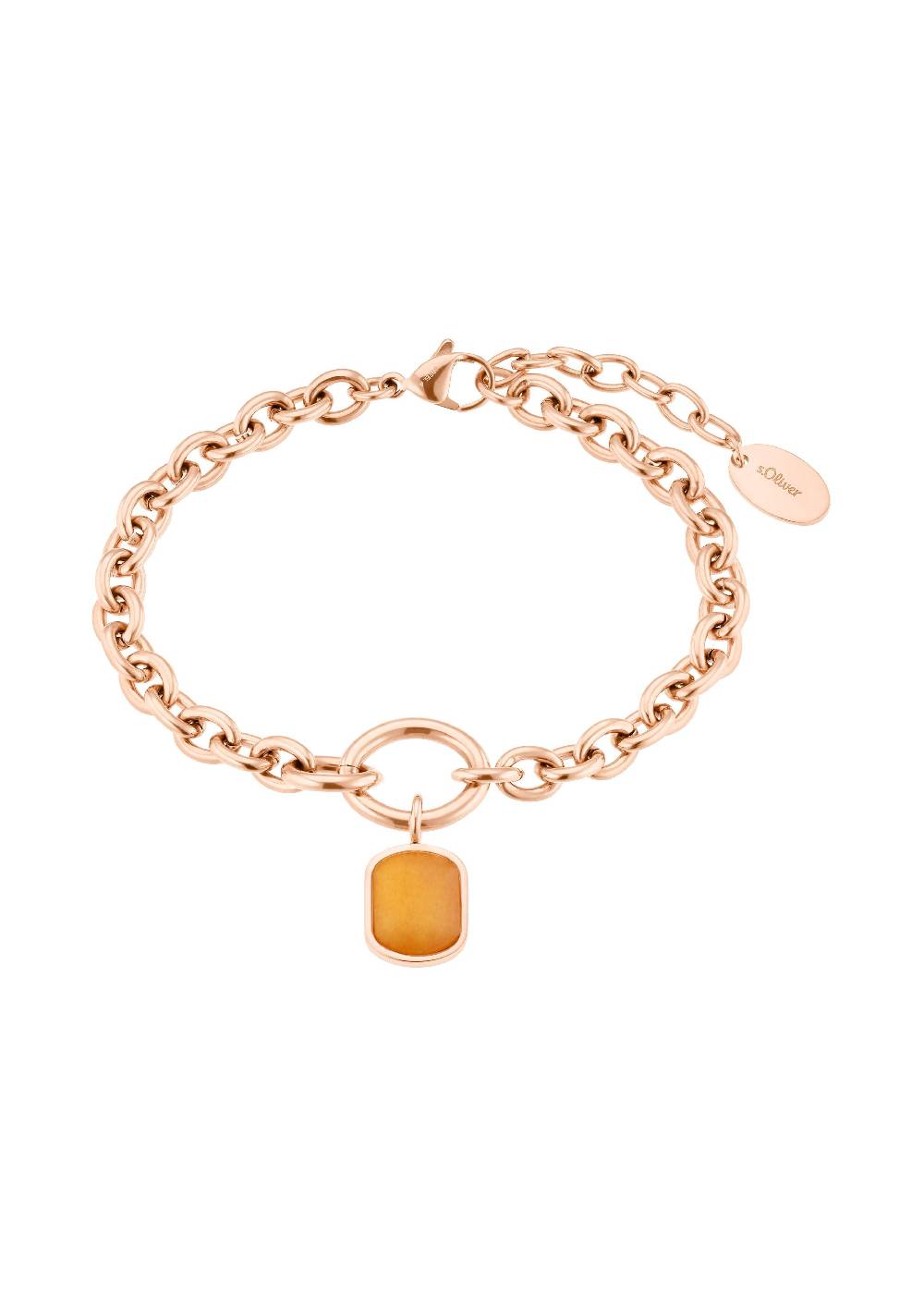 S.Oliver Chunky Armband Mit Anhänger