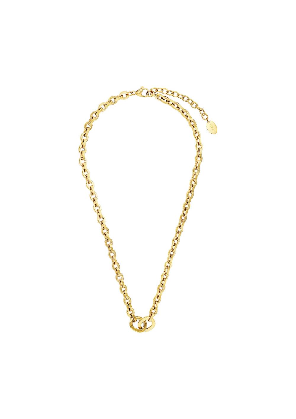 S.Oliver Chunky Halskette Aus Edelstahl