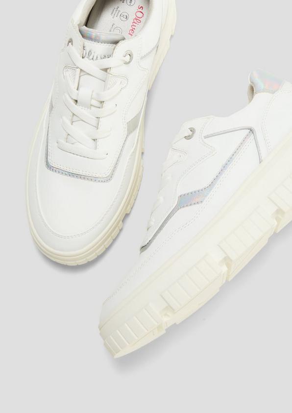 s.Oliver Chunky Sneaker mit holographischem Detail