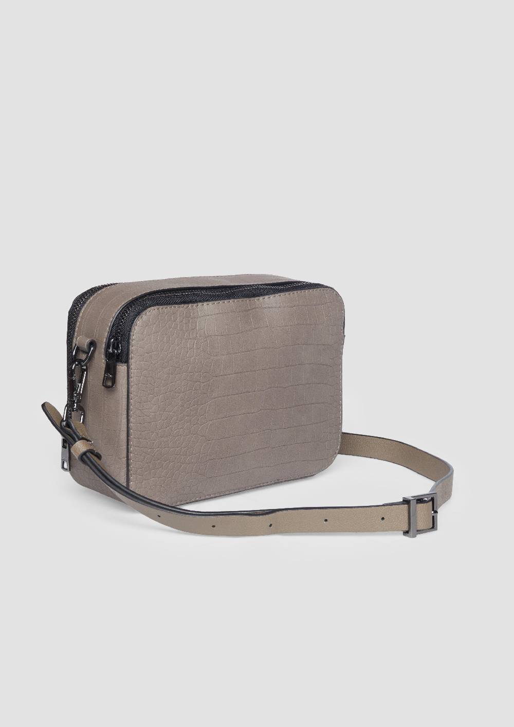 S.Oliver City-Bag In Krokodilleder-Optik