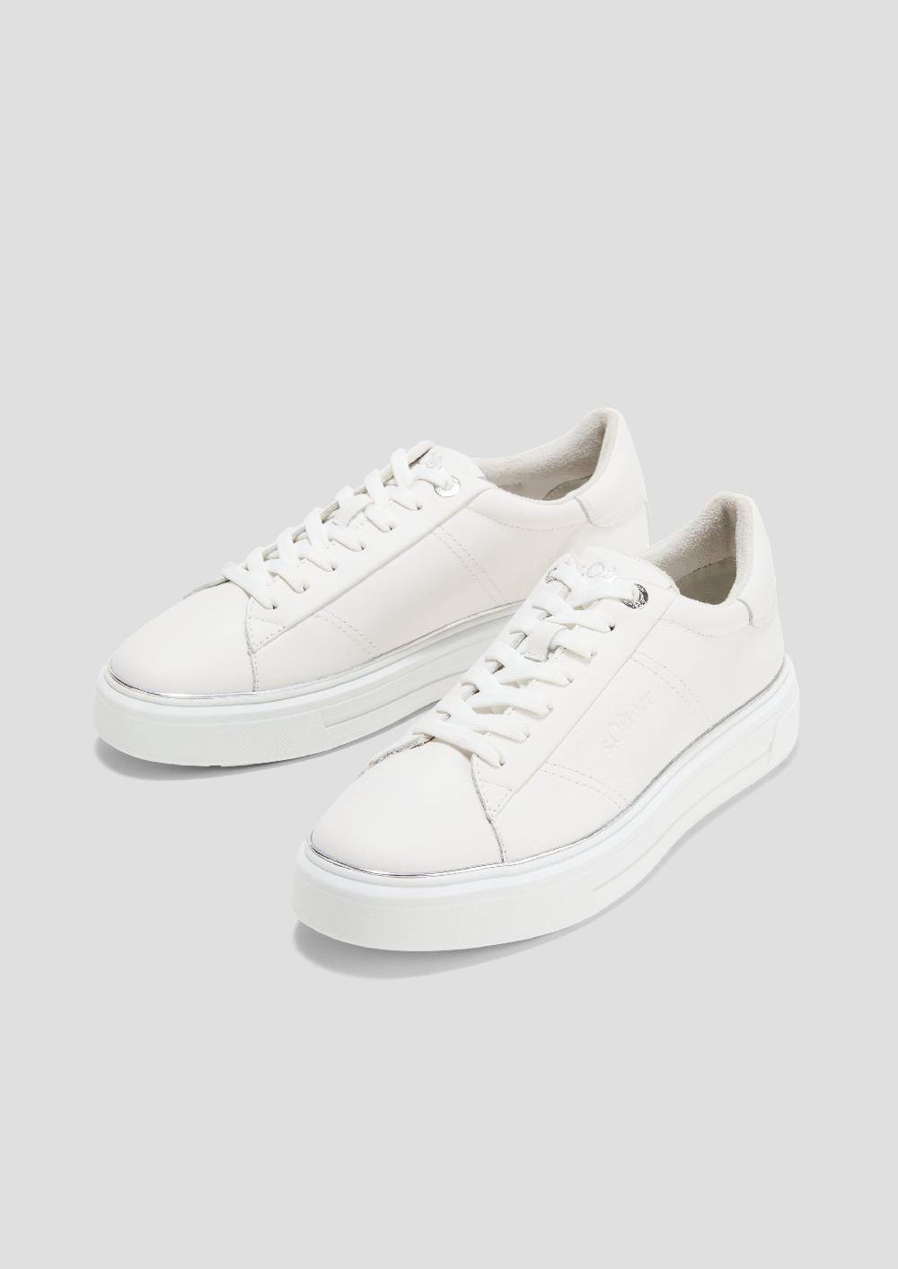 S.Oliver Cleane Sneaker Mit Wildleder