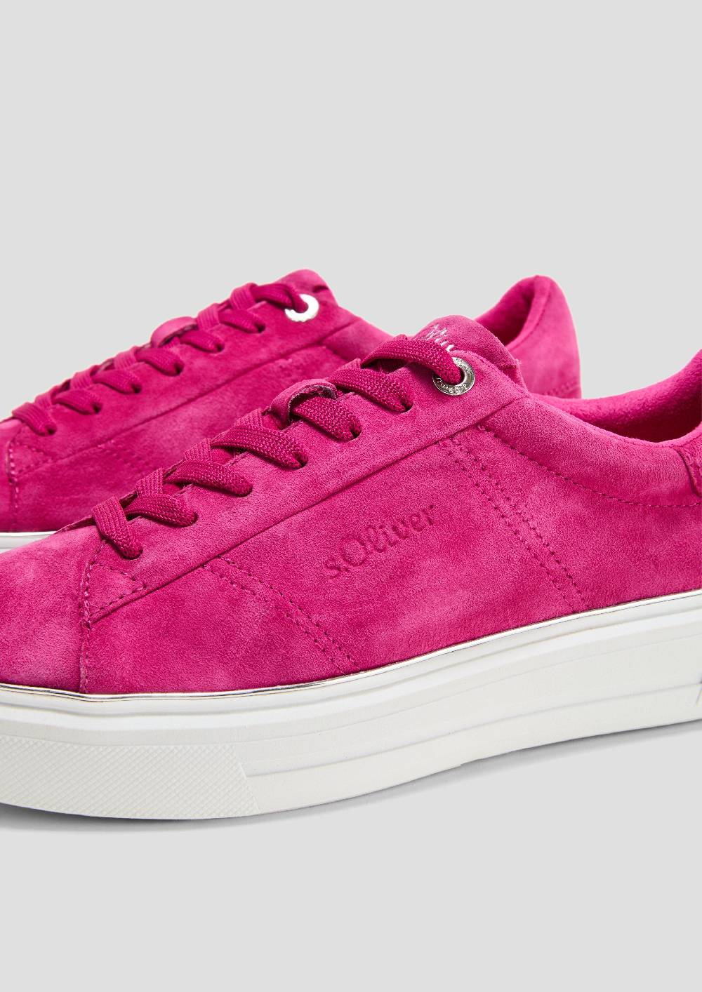 S.Oliver Cleane Sneaker Mit Wildleder