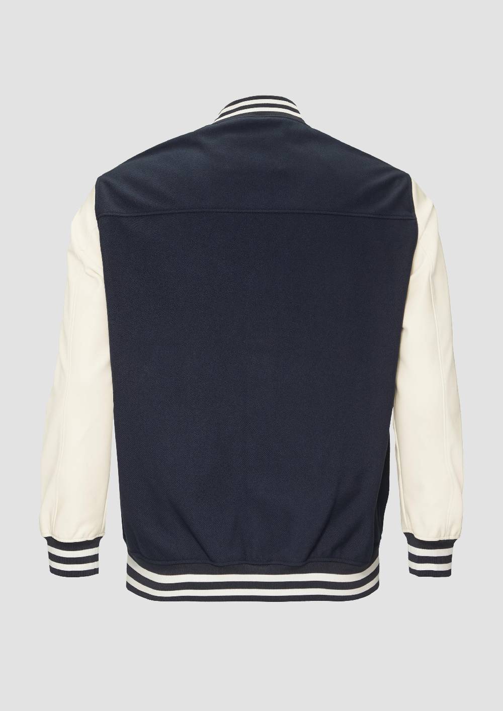 S.Oliver Collegejacke Aus Twill Und Lederimitat