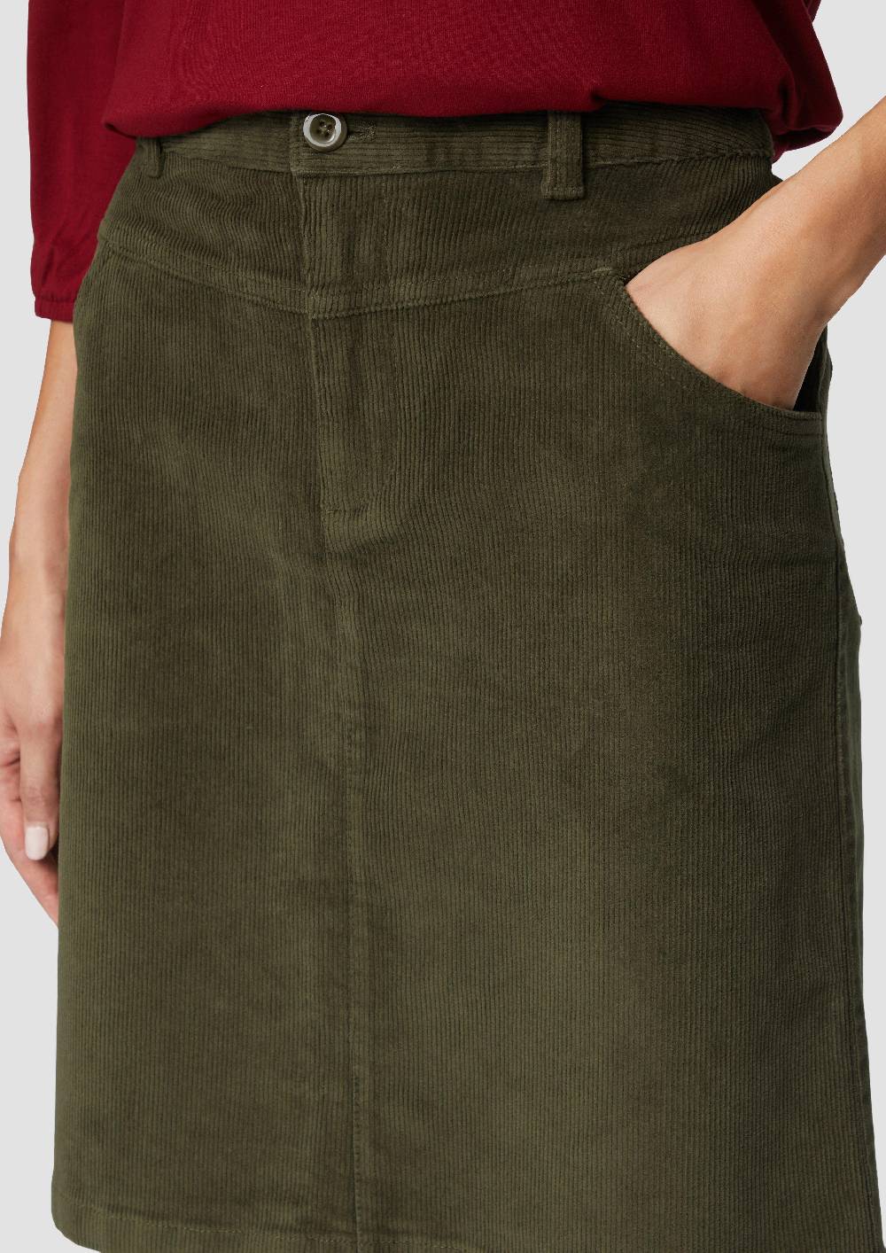 S.Oliver Cordrock Mit Sattelbund