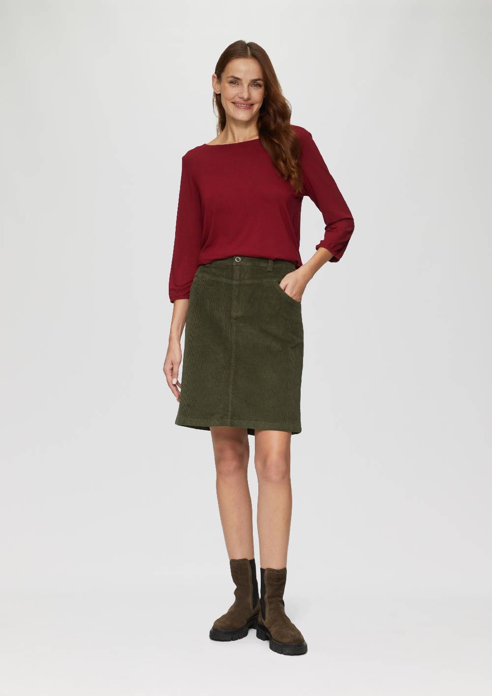 S.Oliver Cordrock Mit Sattelbund