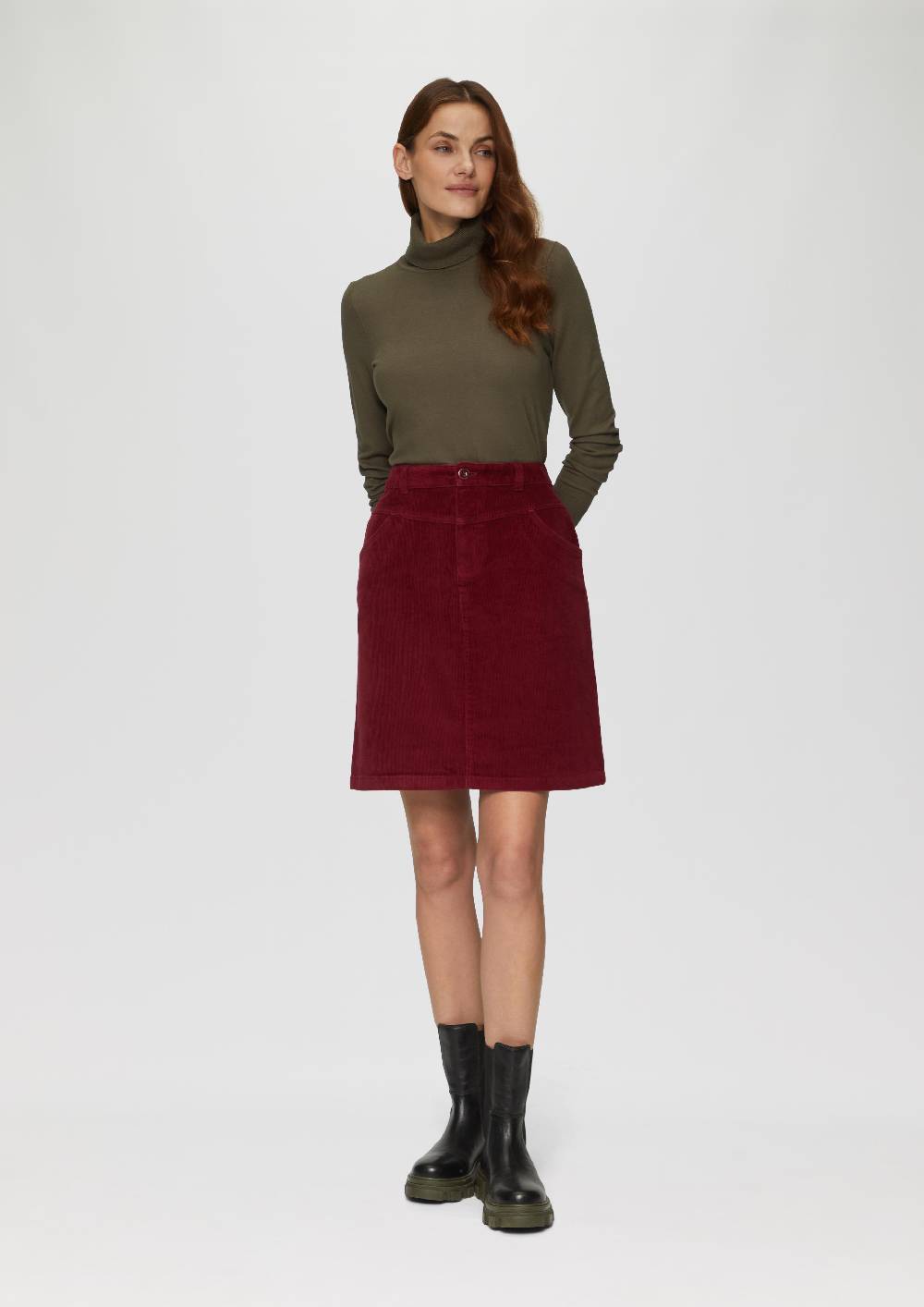 S.Oliver Cordrock Mit Sattelbund