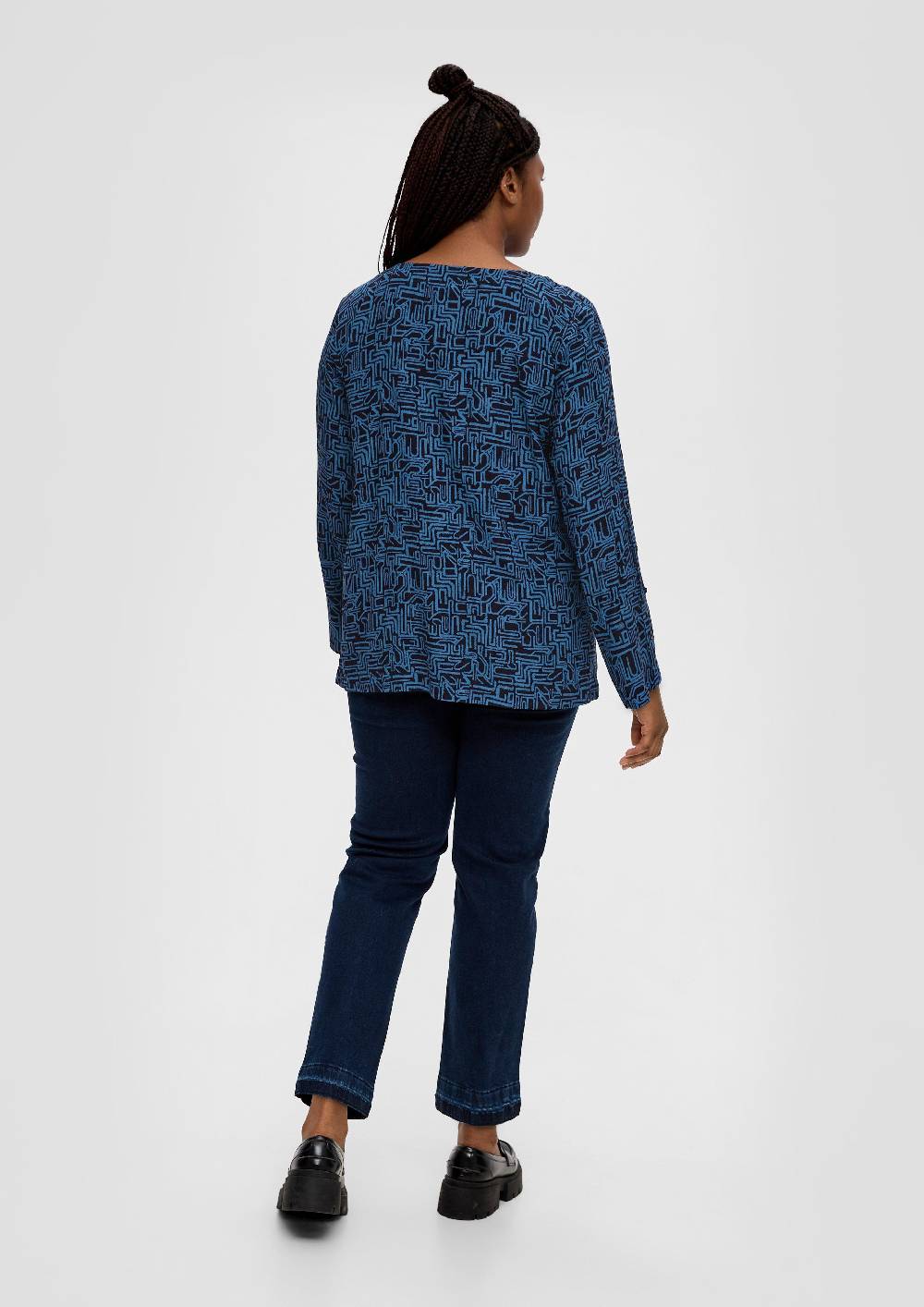 S.Oliver Crêpe-Bluse Aus Viskose