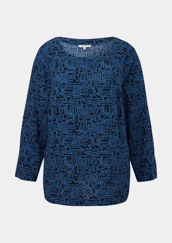 S.Oliver Crêpe-Bluse Aus Viskose