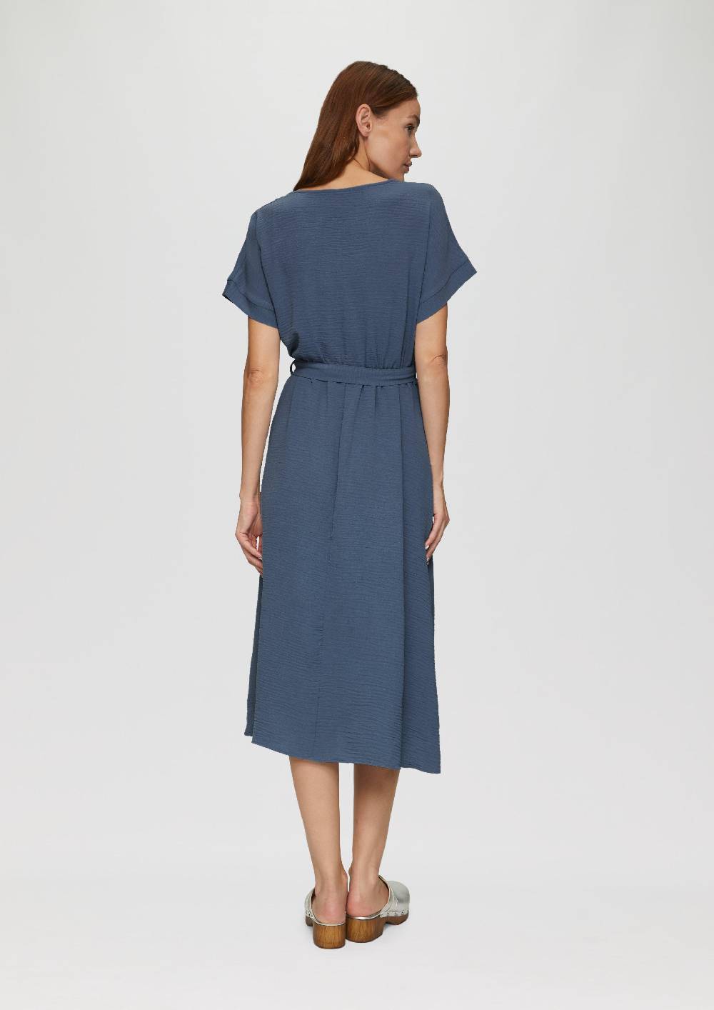 S.Oliver Crêpe-Kleid In Wickel-Optik