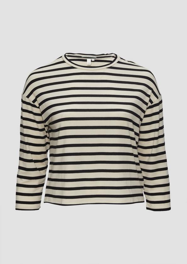 s.Oliver Cropped Langarmshirt aus Lyocellmix