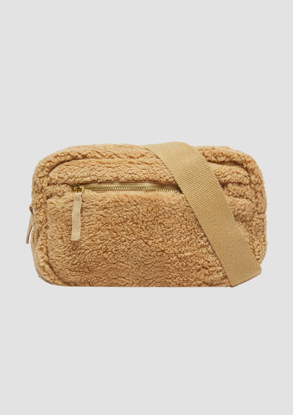 S.Oliver Crossbody-Bag Aus Teddyplüsch