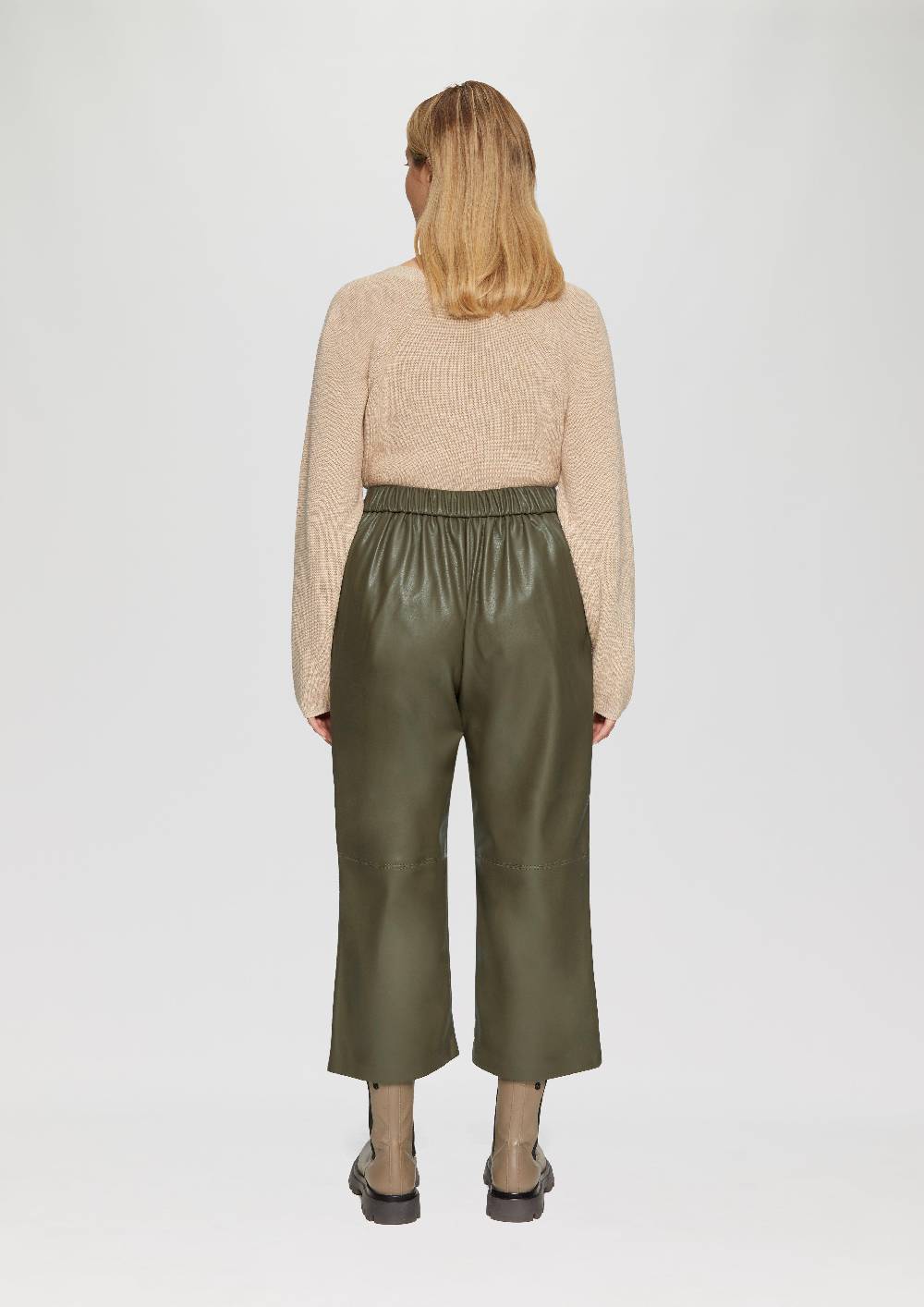 S.Oliver Culotte Aus Lederimitat Mit Nahtdetails